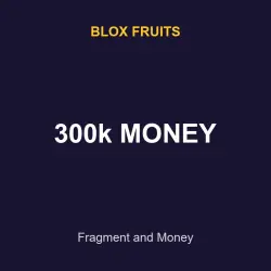300k MONEY | BF | Blox Fruits — Roblox, лот №217359