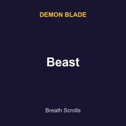 Beast | Demon blade | Demon blade