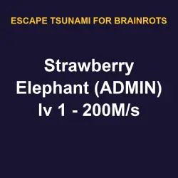 Strawberry Elephant (ADMIN) lv 1 - 200M/s | ETFB | Escape Tsunami For Brainrots