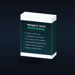 Microsoft Project 2019 Professional License Key Lifetime Activation 1 PC Global