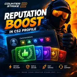 [AUTO-DELIVERY] CS2 PROFILE COMMENDS | TRUST FACTOR IMPROVE | NO VAC BAN | W/O ACCOUNT LOGIN