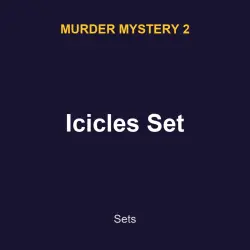 Icicles Set | MM2 | Murder Mystery 2 — Roblox, лот №217507