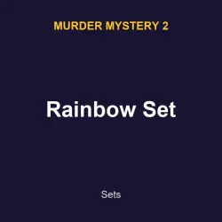 Rainbow Set | MM2 | Murder Mystery 2 — Roblox, лот №217525
