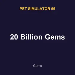 20 Billion Gems | PS99 | Pet Simulator 99