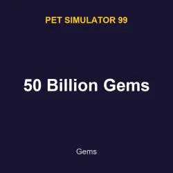 50 Billion Gems | PS99 | Pet Simulator 99