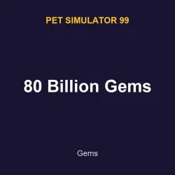 80 Billion Gems | PS99 | Pet Simulator 99
