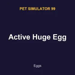 Active Huge Egg | PS99 | Pet Simulator 99