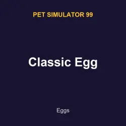 Classic Egg | PS99 | Pet Simulator 99