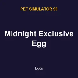 Midnight Exclusive Egg | PS99 | Pet Simulator 99