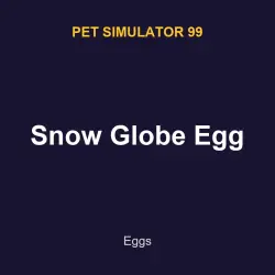 Snow Globe Egg | PS99 | Pet Simulator 99