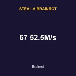 67 52.5M/s | SAB | Steal a Brainrot — Roblox, лот №217570