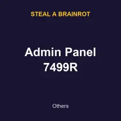 Admin Panel 7499R | SAB | Steal a Brainrot — Roblox, лот №217580