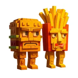 Burguro and Fryuro | SAB | Steal a Brainrot — Roblox, лот №217594