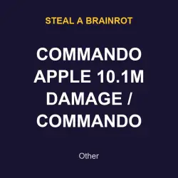 COMMANDO APPLE 10.1M DAMAGE / COMMANDO APPLE DIAMOND NEON 9… — Roblox, лот №217599
