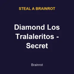 Diamond Los Tralaleritos - Secret | SAB | Steal a Brainrot — Roblox, лот №217637