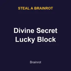 Divine Secret Lucky Block | SAB | Steal a Brainrot — Roblox, лот №217638
