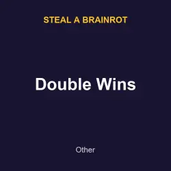 Double Wins | SAB | Steal a Brainrot — Roblox, лот №217641