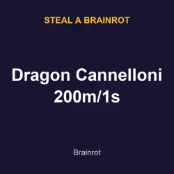 Dragon Cannelloni 200m/1s | SAB | Steal a Brainrot — Roblox, лот №217643