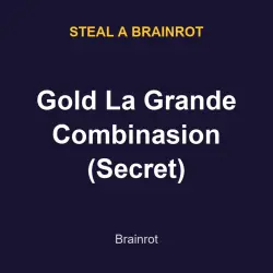 Gold La Grande Combinasion (Secret) | SAB | Steal a Brainrot — Roblox, лот №217676