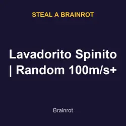 Lavadorito Spinito | Random 100m/s+ | SAB | Steal a Brainrot — Roblox, лот №217717