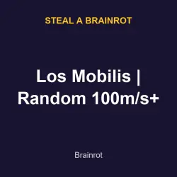 Los Mobilis | Random 100m/s+ | SAB | Steal a Brainrot — Roblox, лот №217744