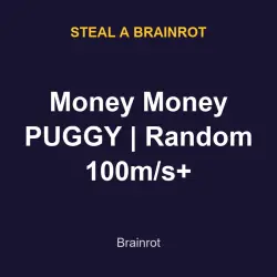 Money Money PUGGY | Random 100m/s+ | SAB | Steal a Brainrot — Roblox, лот №217769