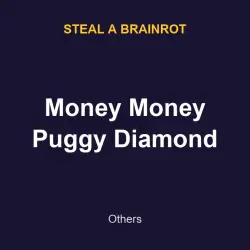 Money Money Puggy Diamond | SAB | Steal a Brainrot — Roblox, лот №217771