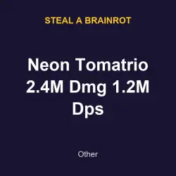 Neon Tomatrio 2.4M Dmg 1.2M Dps | SAB | Steal a Brainrot — Roblox, лот №217776