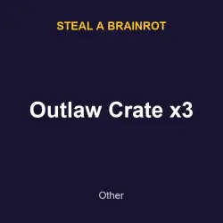 Outlaw Crate x3 | SAB | Steal a Brainrot — Roblox, лот №217785