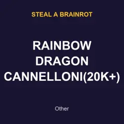 RAINBOW DRAGON CANNELLONI(20K+) | SAB | Steal a Brainrot — Roblox, лот №217795