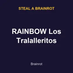 RAINBOW Los Tralalleritos | SAB | Steal a Brainrot — Roblox, лот №217798