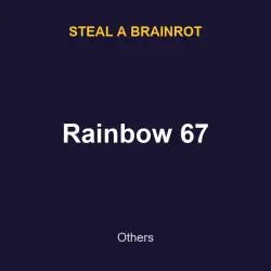 Rainbow 67 | SAB | Steal a Brainrot — Roblox, лот №217800