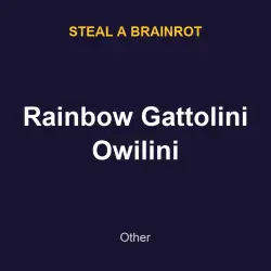 Rainbow Gattolini Owilini | SAB | Steal a Brainrot — Roblox, лот №217803