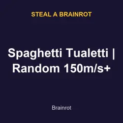 Spaghetti Tualetti | Random 150m/s+ | SAB | Steal a Brainrot — Roblox, лот №217836
