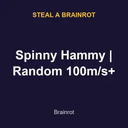 Spinny Hammy | Random 100m/s+ | SAB | Steal a Brainrot — Roblox, лот №217837