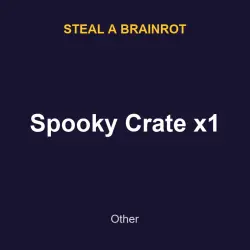 Spooky Crate x1 | SAB | Steal a Brainrot — Roblox, лот №217838