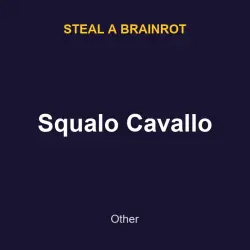 Squalo Cavallo | SAB | Steal a Brainrot — Roblox, лот №217840