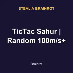 TicTac Sahur | Random 100m/s+ | SAB | Steal a Brainrot — Roblox, лот №217861