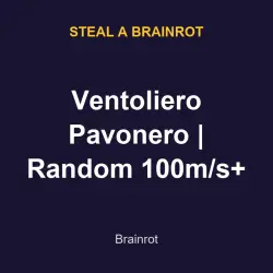 Ventoliero Pavonero | Random 100m/s+ | SAB | Steal a Brainr… — Roblox, лот №217844