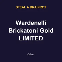 Wardenelli Brickatoni Gold LIMITED | SAB | Steal a Brainrot — Roblox, лот №217850