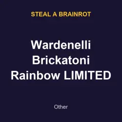 Wardenelli Brickatoni Rainbow LIMITED | SAB | Steal a Brain… — Roblox, лот №217852