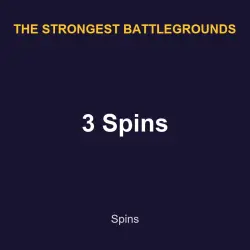 3 Spins | TSB | The Strongest Battlegrounds