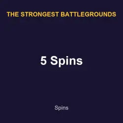 5 Spins | TSB | The Strongest Battlegrounds