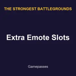 Extra Emote Slots | TSB | The Strongest Battlegrounds