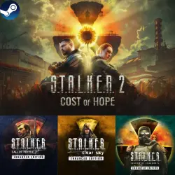 STALKER 2 ULTIMATE EDITION + DLC COST OF HOPE + CALL OF PRYPYAT + CLEAR SKY + SHADOW OF CHERNIBYL