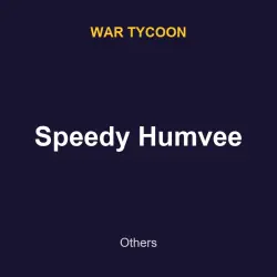 Speedy Humvee | War tycoon | War tycoon
