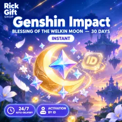 [AUTO 24/7] Genshin Impact: Blessing of the Welkin Moon 30 Days (Global)