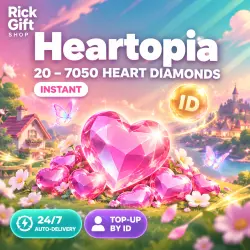 [AUTO 24/7] Heartopia: 20–7050 Heart Diamonds via ID