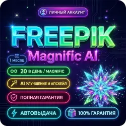 Премиум-подписка Magnific/Freepik на 1 месяц
