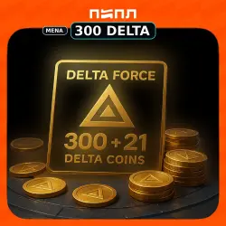 Delta Force Garena MENA 300 + 21 Delta Coins Top Up